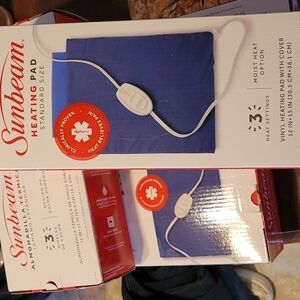 Sunbeam Heating Pad NWT